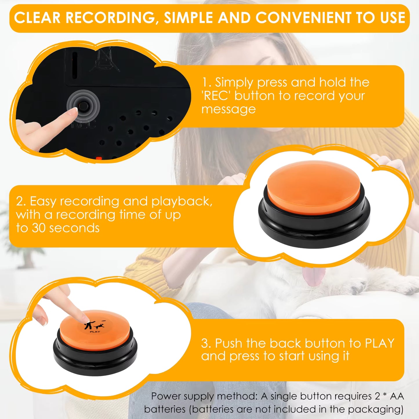 Smart Pet Communication Buttons™