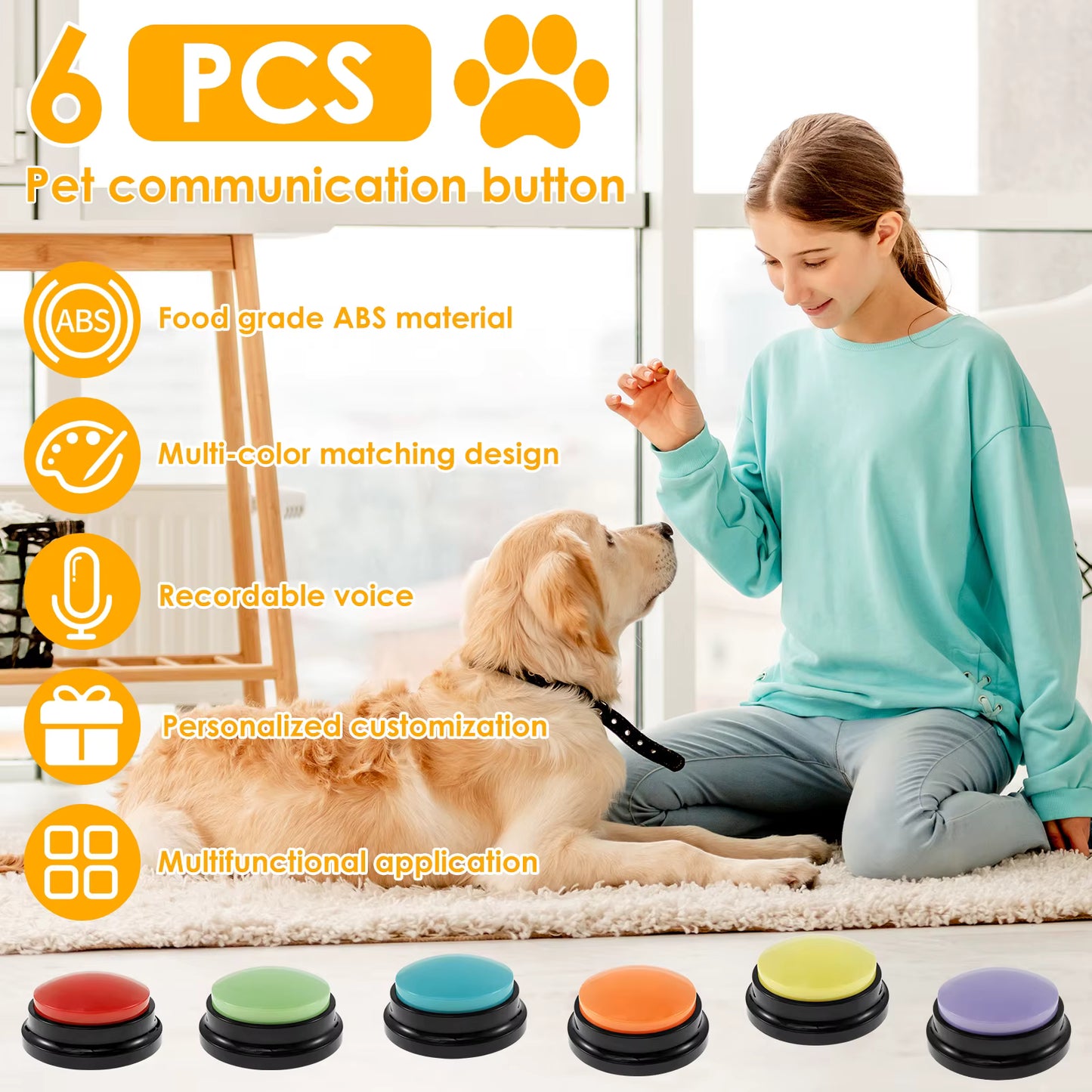 Smart Pet Communication Buttons™